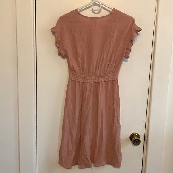 EUC dusty rose colored Monteau dress! Size S - Picture 4 of 4